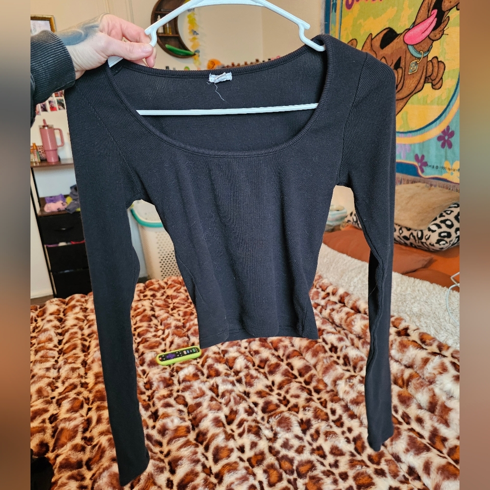 Garage Black Long Sleeve Tee